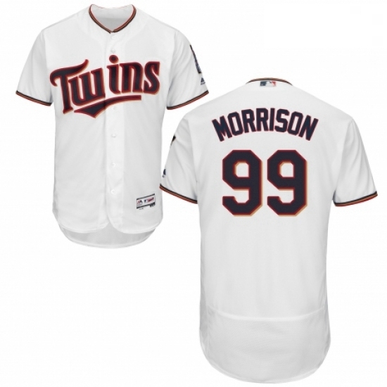 Mens Majestic Minnesota Twins 99 Logan Morrison White Home Flex Base Authentic Collection MLB Jersey Mens Majestic Minnesota Twins 99 Logan Morrison White Home Flex Base Authentic Collection MLB Jersey