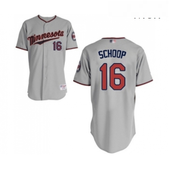 Mens Minnesota Twins 16 Jonathan Schoop Replica Grey Road Cool Base Baseball Jersey Mens Minnesota Twins 16 Jonathan Schoop Replica Grey Road Cool Base Baseball Jersey