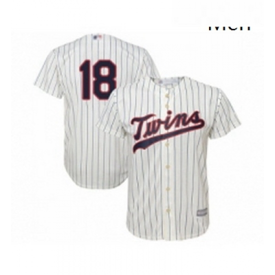 Mens Minnesota Twins 18 Mitch Garver Replica Cream Alternate Cool Base Baseball Jersey Mens Minnesota Twins 18 Mitch Garver Replica Cream Alternate Cool Base Baseball Jersey