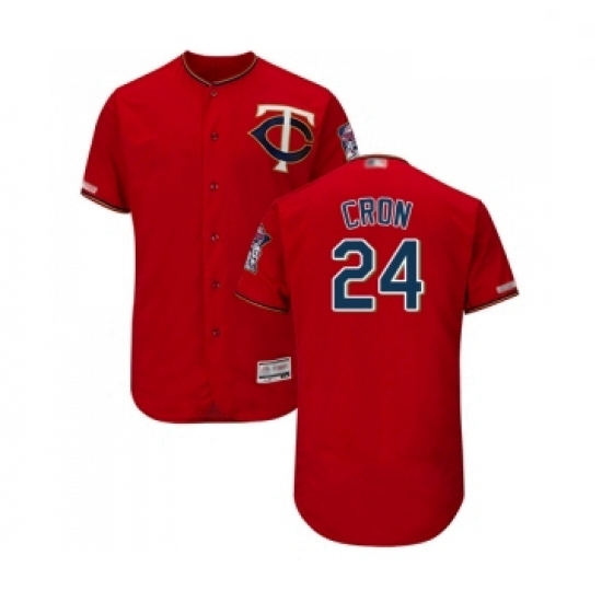 Mens Minnesota Twins 24 C J Cron Scarlet Alternate Flex Base Authentic Collection Baseball Jersey Mens Minnesota Twins 24 C J Cron Scarlet Alternate Flex Base Authentic Collection Baseball Jersey