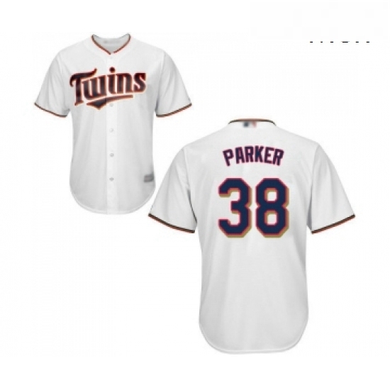 Mens Minnesota Twins 38 Blake Parker Replica White Home Cool Base Baseball Jersey Mens Minnesota Twins 38 Blake Parker Replica White Home Cool Base Baseball Jersey