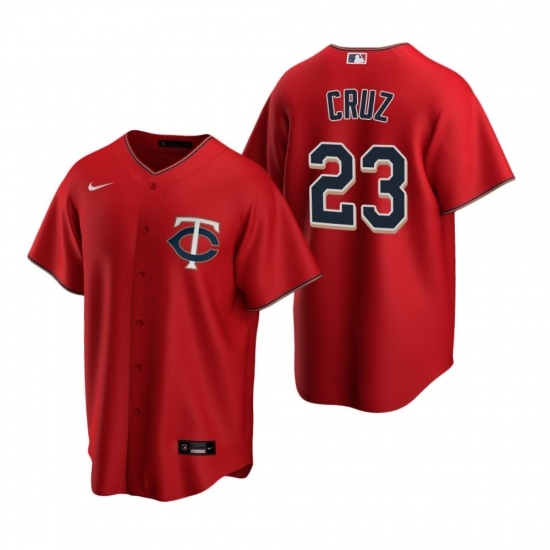 Mens Nike Minnesota Twins 23 Nelson Cruz Red Alternate Stitched Baseball Jersey Mens Nike Minnesota Twins 23 Nelson Cruz Red Alternate Stitched Baseball Jersey