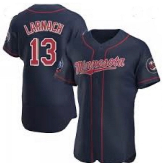Minnesota Twins 13 Trevor Larnach Navy Jersey Minnesota Twins 13 Trevor Larnach Navy Jersey