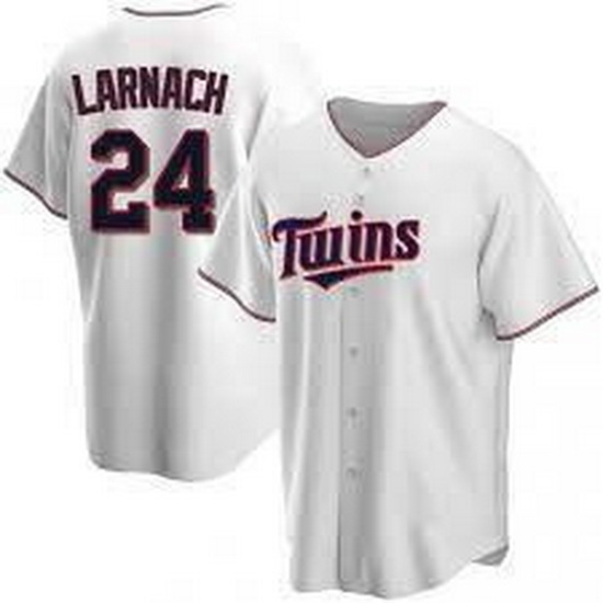 Minnesota Twins 24 Trevor Larnach White Jersey Minnesota Twins 24 Trevor Larnach White Jersey