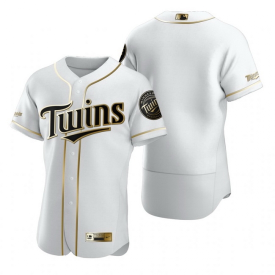 Minnesota Twins Blank White Nike Mens Authentic Golden Edition MLB Jersey Minnesota Twins Blank White Nike Mens Authentic Golden Edition MLB Jersey