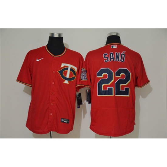 Twins 22 Miguel Sano Red 2020 Nike Cool Base Jersey Twins 22 Miguel Sano Red 2020 Nike Cool Base Jersey