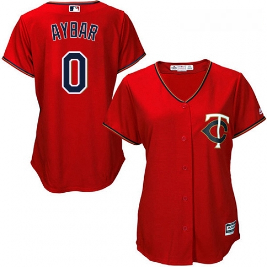 Womens Majestic Minnesota Twins 0 Erick Aybar Replica Scarlet Alternate Cool Base MLB Jersey Womens Majestic Minnesota Twins 0 Erick Aybar Replica Scarlet Alternate Cool Base MLB Jersey