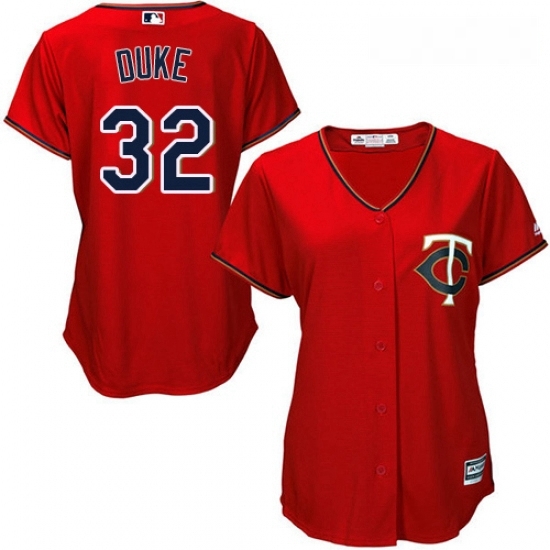 Womens Majestic Minnesota Twins 32 Zach Duke Authentic Scarlet Alternate Cool Base MLB Jersey Womens Majestic Minnesota Twins 32 Zach Duke Authentic Scarlet Alternate Cool Base MLB Jersey