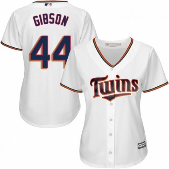 Womens Majestic Minnesota Twins 44 Kyle Gibson Authentic White Home Cool Base MLB Jersey Womens Majestic Minnesota Twins 44 Kyle Gibson Authentic White Home Cool Base MLB Jersey