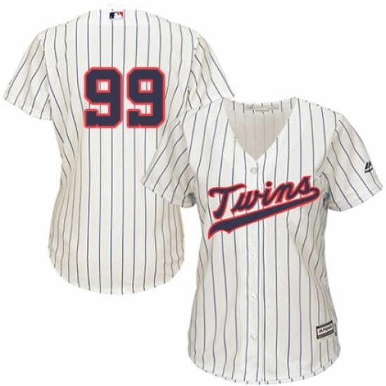 Womens Majestic Minnesota Twins 99 Logan Morrison Authentic Cream Alternate Cool Base MLB Jersey Womens Majestic Minnesota Twins 99 Logan Morrison Authentic Cream Alternate Cool Base MLB Jersey