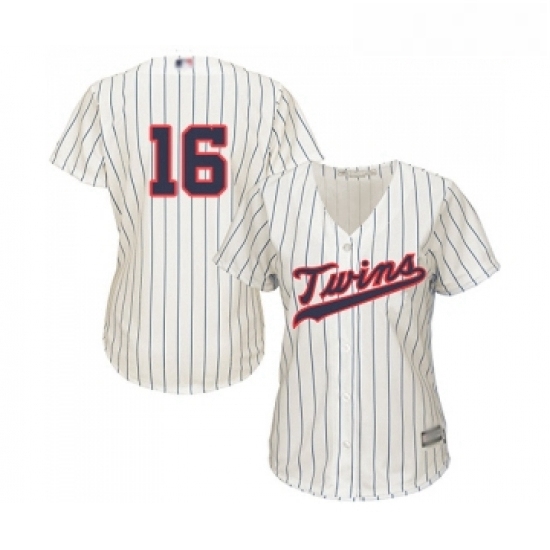 Womens Minnesota Twins 16 Jonathan Schoop Replica Cream Alternate Cool Base Baseball Jersey Womens Minnesota Twins 16 Jonathan Schoop Replica Cream Alternate Cool Base Baseball Jersey