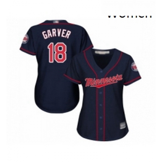 Womens Minnesota Twins 18 Mitch Garver Replica Navy Blue Alternate Road Cool Base Baseball Jersey Womens Minnesota Twins 18 Mitch Garver Replica Navy Blue Alternate Road Cool Base Baseball Jersey