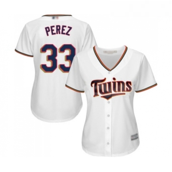 Womens Minnesota Twins 33 Martin Perez Replica White Home Cool Base Baseball Jersey Womens Minnesota Twins 33 Martin Perez Replica White Home Cool Base Baseball Jersey