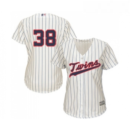 Womens Minnesota Twins 38 Blake Parker Replica Cream Alternate Cool Base Baseball Jersey Womens Minnesota Twins 38 Blake Parker Replica Cream Alternate Cool Base Baseball Jersey