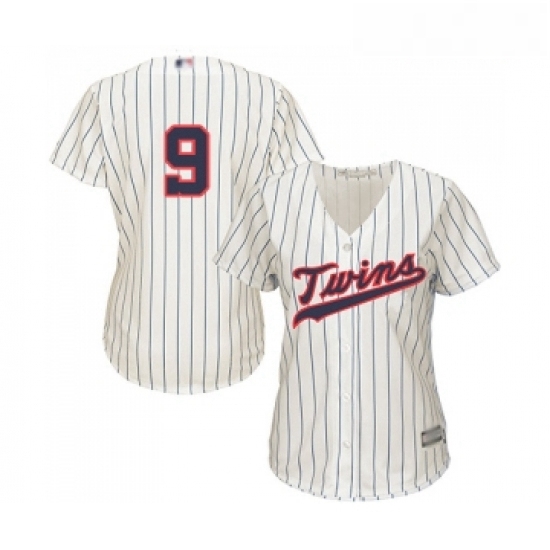 Womens Minnesota Twins 9 Marwin Gonzalez Replica Cream Alternate Cool Base Baseball Jersey Womens Minnesota Twins 9 Marwin Gonzalez Replica Cream Alternate Cool Base Baseball Jersey