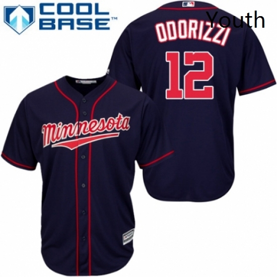 Youth Majestic Minnesota Twins 12 Jake Odorizzi Authentic Navy Blue Alternate Road Cool Base MLB Jersey Youth Majestic Minnesota Twins 12 Jake Odorizzi Authentic Navy Blue Alternate Road Cool Base MLB Jersey