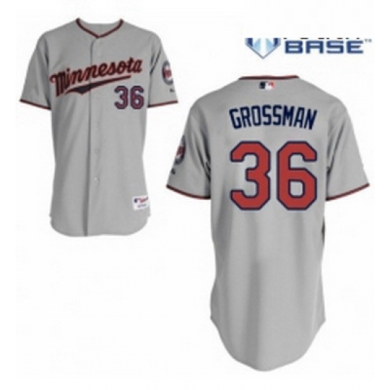 Youth Majestic Minnesota Twins 36 Robbie Grossman Replica Grey Road Cool Base MLB Jersey Youth Majestic Minnesota Twins 36 Robbie Grossman Replica Grey Road Cool Base MLB Jersey