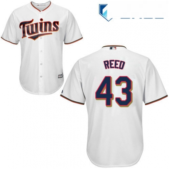 Youth Majestic Minnesota Twins 43 Addison Reed Authentic White Home Cool Base MLB Jersey Youth Majestic Minnesota Twins 43 Addison Reed Authentic White Home Cool Base MLB Jersey