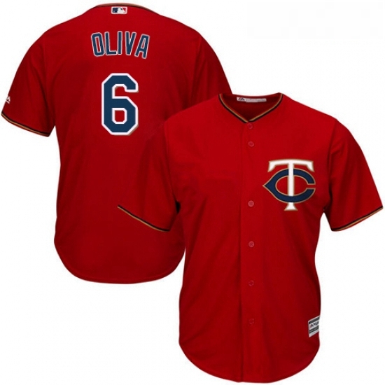 Youth Majestic Minnesota Twins 6 Tony Oliva Replica Scarlet Alternate Cool Base MLB Jersey Youth Majestic Minnesota Twins 6 Tony Oliva Replica Scarlet Alternate Cool Base MLB Jersey