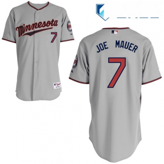 Youth Majestic Minnesota Twins 7 Joe Mauer Authentic Grey Road Cool Base MLB Jersey Youth Majestic Minnesota Twins 7 Joe Mauer Authentic Grey Road Cool Base MLB Jersey