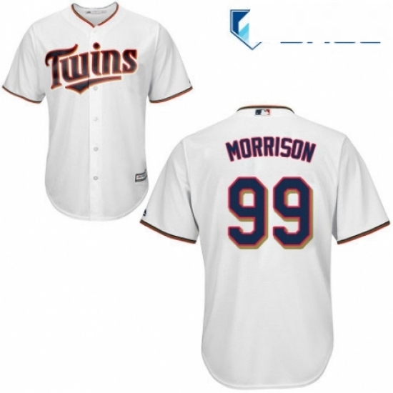 Youth Majestic Minnesota Twins 99 Logan Morrison Replica White Home Cool Base MLB Jersey Youth Majestic Minnesota Twins 99 Logan Morrison Replica White Home Cool Base MLB Jersey