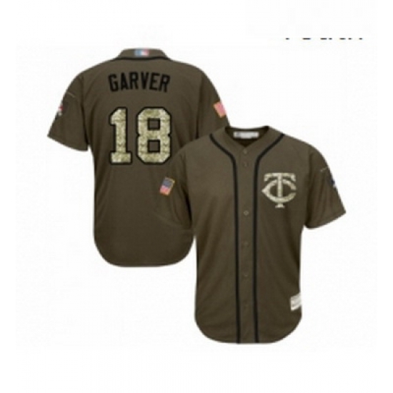 Youth Minnesota Twins 18 Mitch Garver Authentic Green Salute to Service Baseball Jersey Youth Minnesota Twins 18 Mitch Garver Authentic Green Salute to Service Baseball Jersey