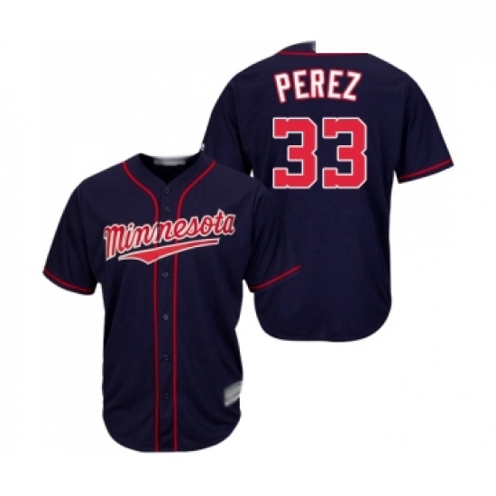Youth Minnesota Twins 33 Martin Perez Replica Navy Blue Alternate Road Cool Base Baseball Jersey Youth Minnesota Twins 33 Martin Perez Replica Navy Blue Alternate Road Cool Base Baseball Jersey