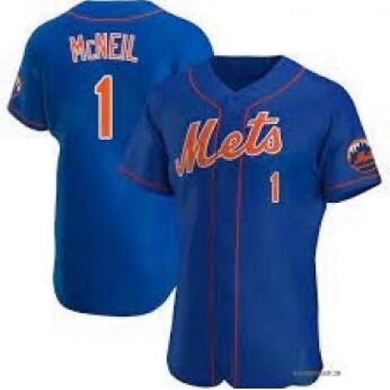 MLB New York Mets 1 Jeff McNeil Blue Nike Flexbase Men Jersey MLB New York Mets 1 Jeff McNeil Blue Nike Flexbase Men Jersey