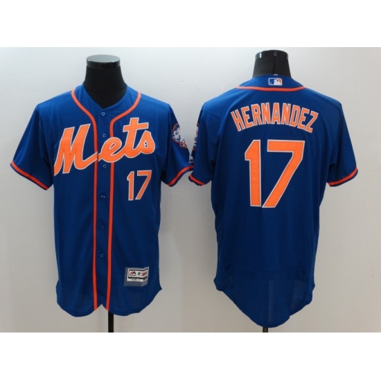 Men New York Mets 17 Keith Hernandez Blue Road Cool Base MLB Jersey Men New York Mets 17 Keith Hernandez Blue Road Cool Base MLB Jersey