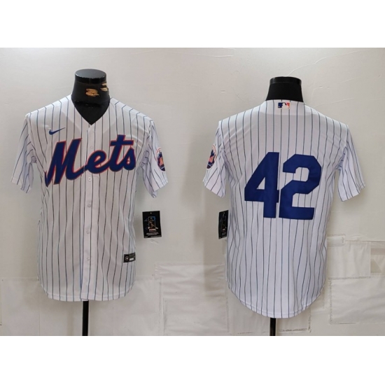Men New York Mets 42 Jackie Robinson White Cool Base Stitched Baseball Jersey Men New York Mets 42 Jackie Robinson White Cool Base Stitched Baseball Jersey