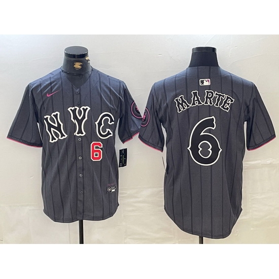 Men New York Mets Graphite 2024 City Connect Limited Stitched Baseball Jersey Men New York Mets Graphite 2024 City Connect Limited Stitched Baseball Jersey