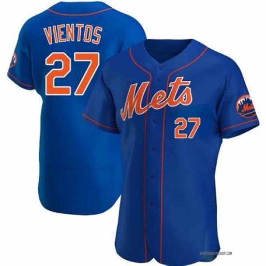 Men New York Mets Mark Vientos #27 Blue Flexbase Stitched MLB Jersey Men New York Mets Mark Vientos #27 Blue Flexbase Stitched MLB Jersey