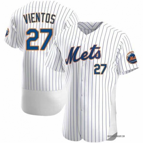 Men New York Mets Mark Vientos #27 White Flexbase Stitched MLB Jersey Men New York Mets Mark Vientos #27 White Flexbase Stitched MLB Jersey