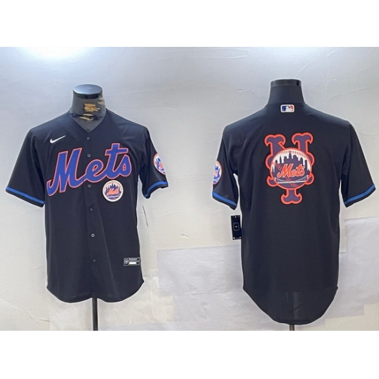Men New York Mets Team Big Logo Graphite 2024 City Connect Limited Stitched Baseball Jersey 5 Men New York Mets Team Big Logo Graphite 2024 City Connect Limited Stitched Baseball Jersey 5