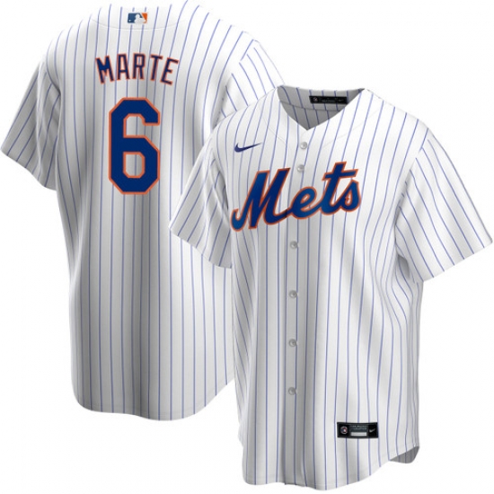 Men Nike New York Mets 6 Starling Marte White Cool Base Stitched MLB Jersey Men Nike New York Mets 6 Starling Marte White Cool Base Stitched MLB Jersey