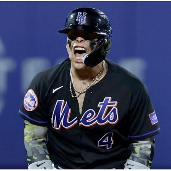 Men Nike New York Mets Francisco Alvarez #4 Black Stitched MLB jersey Men Nike New York Mets Francisco Alvarez #4 Black Stitched MLB jersey