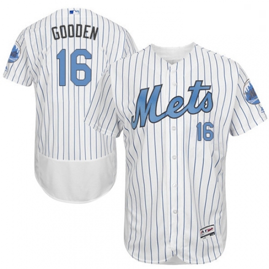 Mens Majestic New York Mets 16 Dwight Gooden Authentic White 2016 Fathers Day Fashion Flex Base MLB Jersey Mens Majestic New York Mets 16 Dwight Gooden Authentic White 2016 Fathers Day Fashion Flex Base MLB Jersey