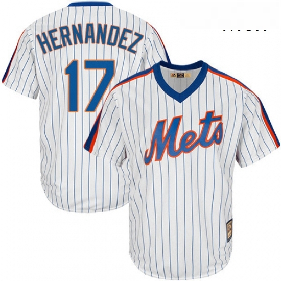Mens Majestic New York Mets 17 Keith Hernandez Replica White Cooperstown MLB Jersey Mens Majestic New York Mets 17 Keith Hernandez Replica White Cooperstown MLB Jersey