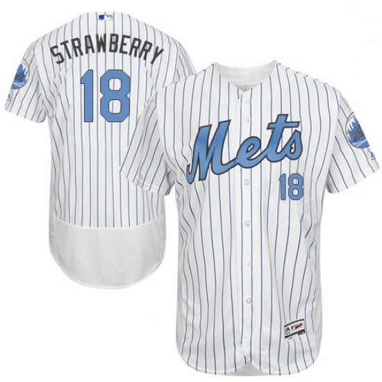 Mens Majestic New York Mets 18 Darryl Strawberry Authentic White 2016 Fathers Day Fashion Flex Base Jersey Mens Majestic New York Mets 18 Darryl Strawberry Authentic White 2016 Fathers Day Fashion Flex Base Jersey