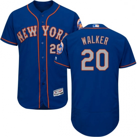 Mens Majestic New York Mets 20 Neil Walker RoyalGray Alternate Flex Base Authentic Collection MLB Jersey Mens Majestic New York Mets 20 Neil Walker RoyalGray Alternate Flex Base Authentic Collection MLB Jersey