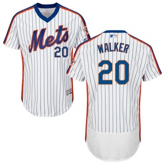 Mens Majestic New York Mets 20 Neil Walker White Alternate Flex Base Authentic Collection MLB Jersey Mens Majestic New York Mets 20 Neil Walker White Alternate Flex Base Authentic Collection MLB Jersey