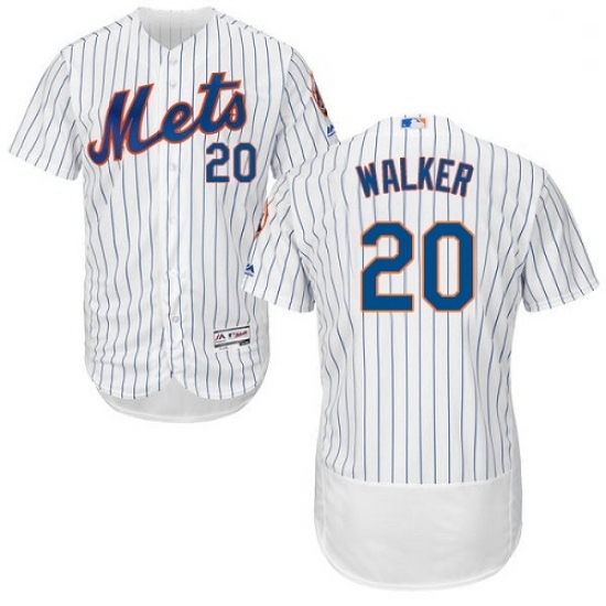 Mens Majestic New York Mets 20 Neil Walker White Home Flex Base Authentic Collection MLB Jersey Mens Majestic New York Mets 20 Neil Walker White Home Flex Base Authentic Collection MLB Jersey