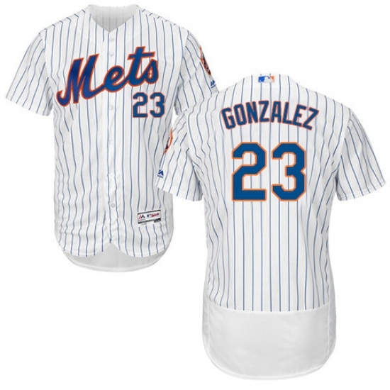 Mens Majestic New York Mets 23 Adrian Gonzalez White Home Flex Base Authentic Collection MLB Jersey Mens Majestic New York Mets 23 Adrian Gonzalez White Home Flex Base Authentic Collection MLB Jersey