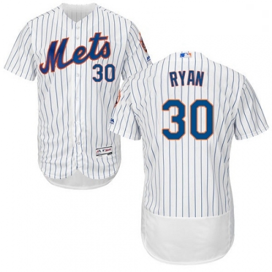 Mens Majestic New York Mets 30 Nolan Ryan White Home Flex Base Authentic Collection MLB Jersey Mens Majestic New York Mets 30 Nolan Ryan White Home Flex Base Authentic Collection MLB Jersey