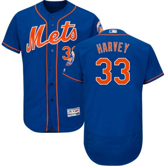 Mens Majestic New York Mets 33 Matt Harvey Royal Blue Alternate Flex Base Authentic Collection MLB Jersey Mens Majestic New York Mets 33 Matt Harvey Royal Blue Alternate Flex Base Authentic Collection MLB Jersey