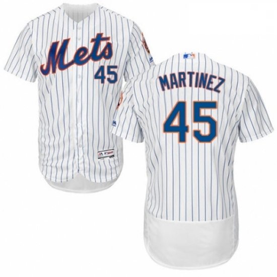 Mens Majestic New York Mets 45 Pedro Martinez White Home Flex Base Authentic Collection MLB Jersey Mens Majestic New York Mets 45 Pedro Martinez White Home Flex Base Authentic Collection MLB Jersey