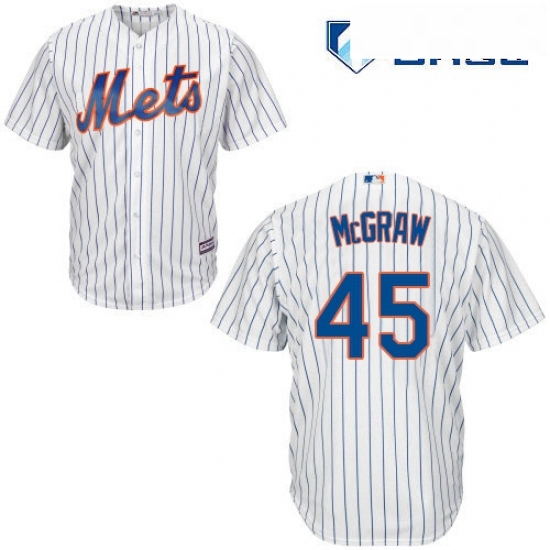 Mens Majestic New York Mets 45 Tug McGraw Replica White Home Cool Base MLB Jersey Mens Majestic New York Mets 45 Tug McGraw Replica White Home Cool Base MLB Jersey