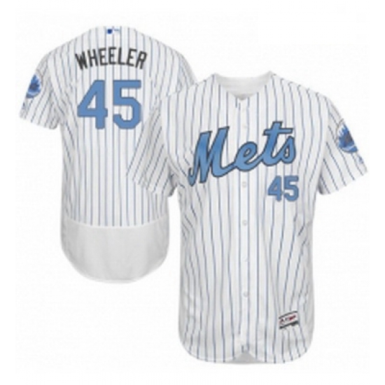 Mens Majestic New York Mets 45 Zack Wheeler Authentic White 2016 Fathers Day Fashion Flex Base MLB Jersey Mens Majestic New York Mets 45 Zack Wheeler Authentic White 2016 Fathers Day Fashion Flex Base MLB Jersey