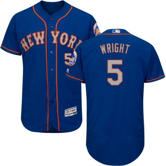 Mens Majestic New York Mets 5 David Wright RoyalGray Alternate Flex Base Authentic Collection MLB Jersey Mens Majestic New York Mets 5 David Wright RoyalGray Alternate Flex Base Authentic Collection MLB Jersey