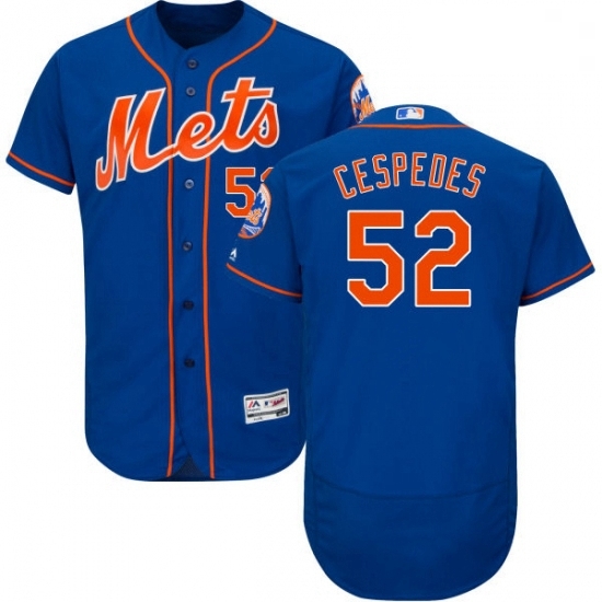 Mens Majestic New York Mets 52 Yoenis Cespedes Royal Blue Alternate Flex Base Authentic Collection MLB Jersey Mens Majestic New York Mets 52 Yoenis Cespedes Royal Blue Alternate Flex Base Authentic Collection MLB Jersey